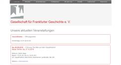 Desktop Screenshot of geschichte-frankfurt.de