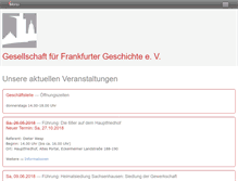 Tablet Screenshot of geschichte-frankfurt.de